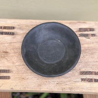 Assiette en marbre noir vintage